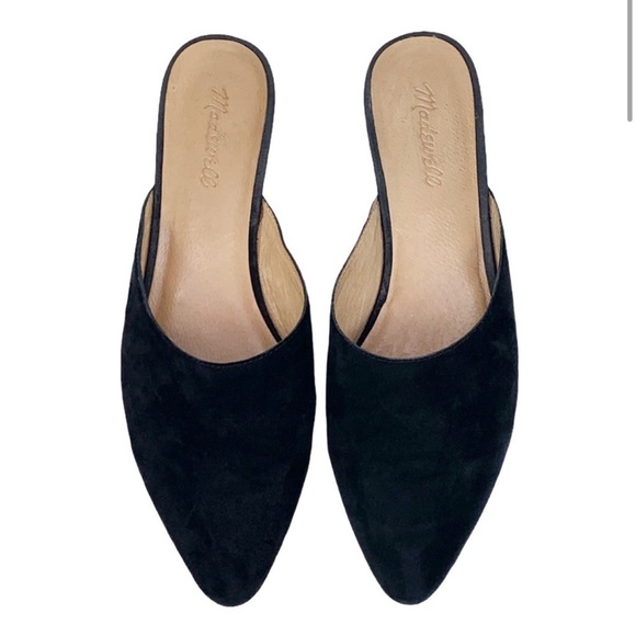 MADEWELL Black Remi Suede Mules / Slides - Picture 4 of 6